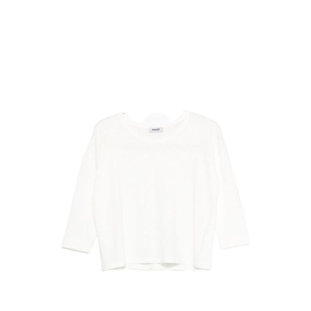 Base Women Linen Crewneck Sweater
